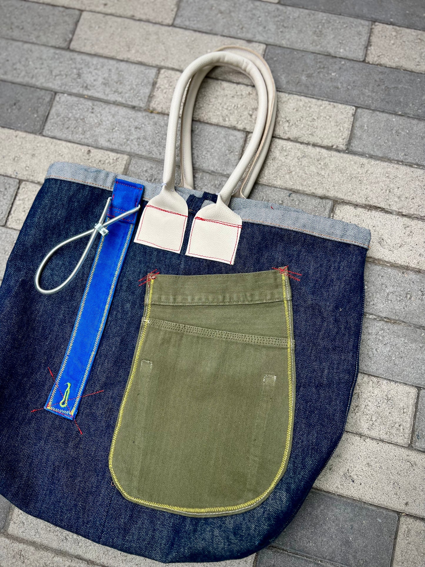 Denim Handbag Repurposed