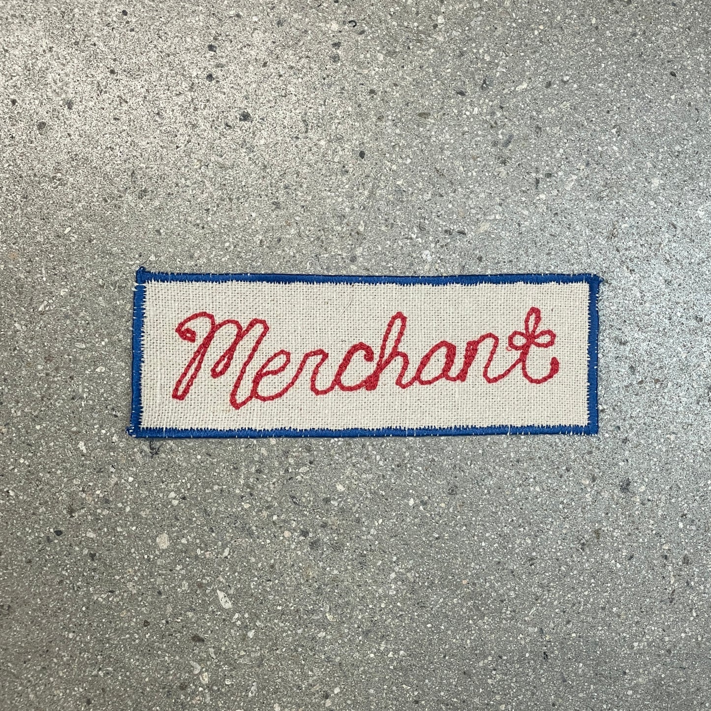 "Merchant" - Red & Blue