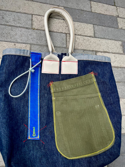 Denim Handbag Repurposed